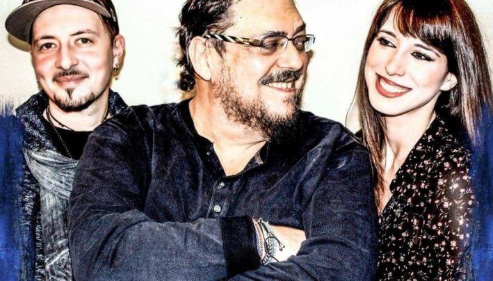 Λαυρέντης Μαχαιρίτσας Μαζί του η Μιρέλα Πάχου & ο Steve Tesser